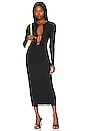 view 1 of 3 Criss Midi Dress in Noir