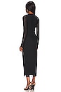 view 3 of 3 Criss Midi Dress in Noir