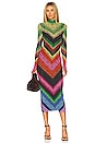 view 1 of 3 Shailene Dress in Geo Stripe