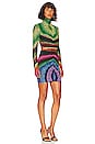 view 2 of 3 Sadie Dress in Geo Stripe