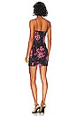 view 3 of 4 Prima Dress in Noir Pink Bouquet