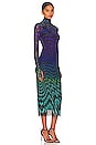 view 2 of 3 Shailene Dress in Abstract Blue Star