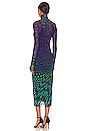 view 3 of 3 Shailene Dress in Abstract Blue Star