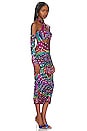 view 3 of 4 VESTIDO ROSANNA in Abstract Multi Zebra