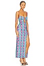 view 2 of 3 Bluma Maxi Dress in Blue Snake