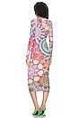 view 4 of 4 VESTIDO MIDI RONDA in Multi Crochet