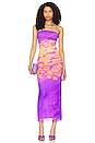 view 1 of 3 Marlo Maxi Dress in Placed Tropical Floral