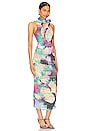 view 2 of 3 Florella Midi Dress in Abstract Butterfly