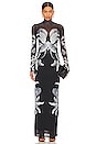 view 1 of 3 Billie Maxi Dress in Noir Botanical
