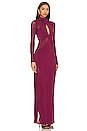 view 2 of 3 Rosalia Maxi Dress in Fig