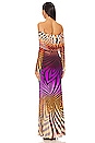 view 3 of 3 Thelma Maxi Dress in Linear Abstract