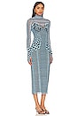 view 2 of 3 Shailene Dress in Aqua Petals