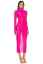 view 2 of 4 Shailene Rhinestone Dress in Glow Pink