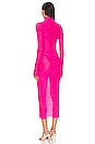 view 3 of 4 Shailene Rhinestone Dress in Glow Pink