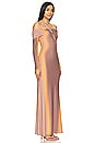 view 2 of 3 Sutton Dress in Orange Linear