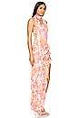view 2 of 3 Desiree Dress in Nude Marble Floral