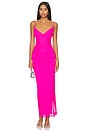 view 1 of 6 Alyson Dress in Glow Pink