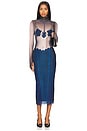 view 7 of 7 Shailene Dress in Ornate Navy