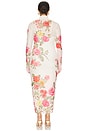 view 8 of 8 Shailene Mesh Dress in Falling Roses