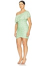 view 6 of 9 Vivian Mini Dress in Mint Ditsy