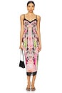 view 1 of 6 Nissa Midi Dress in Grunge Lace