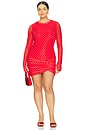 view 2 of 7 x REVOLVE Mirza Dress in Risky Micro Dot