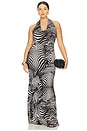view 2 of 6 Rue Dress in Zebra Swirl