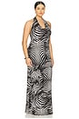 view 4 of 6 Rue Dress in Zebra Swirl