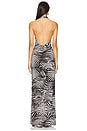 view 5 of 6 Rue Dress in Zebra Swirl