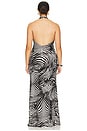 view 6 of 6 Rue Dress in Zebra Swirl