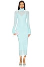 view 1 of 6 Ariel Dress in Soft Turquoise