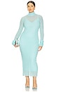 view 2 of 6 Ariel Dress in Soft Turquoise