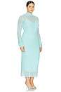 view 4 of 6 Ariel Dress in Soft Turquoise