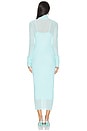 view 5 of 6 Ariel Dress in Soft Turquoise