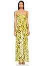 view 1 of 6 Shea Dress in Lime Wing