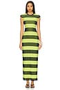 view 1 of 6 Cody Dress in Lime Rugby