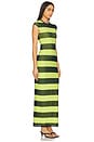 view 3 of 6 Cody Dress in Lime Rugby