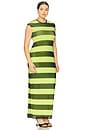 view 4 of 6 Cody Dress in Lime Rugby