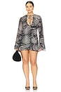 view 2 of 7 Kori Dress in Desert Zebra