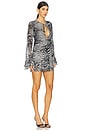 view 3 of 7 Kori Dress in Desert Zebra