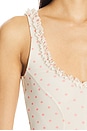 view 4 of 4 Landa Dress in Coral Micro Dot
