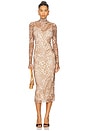 view 1 of 3 Shailene Dress in Taupe Animal