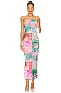 view 1 of 3 Marlo Dress in Tropic Postcard