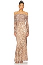 view 1 of 4 Thelma Dress in Taupe Animal