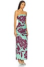 view 2 of 4 Marlo Crochet Lace Dress in Aqua Tropical