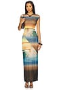 view 1 of 4 Cody Dress in Ocean Ombre