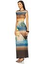 view 3 of 4 Cody Dress in Ocean Ombre