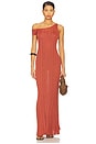 view 1 of 4 Hoda Dress in Rust