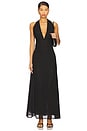 view 1 of 3 Odenah Clip Dot Dress in Noir
