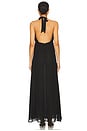 view 3 of 3 Odenah Clip Dot Dress in Noir